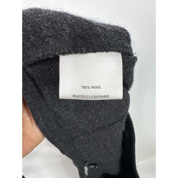 Eileen Fisher Petite Wool Semi Formal Pants - Picture 6 of 10